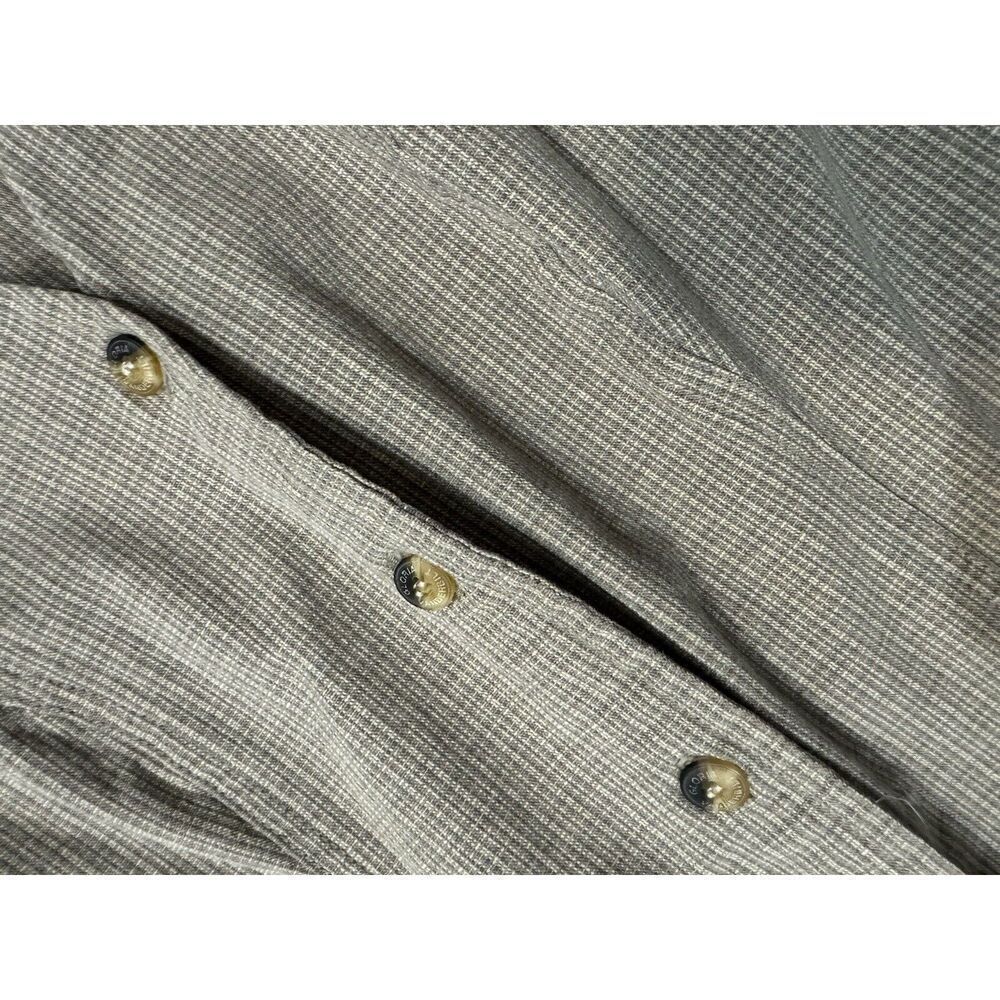 Vintage 80's Retro Gloria Vanderbilt Midi Button Front‎ Tan Dress S Small Womens - Picture 6 of 7